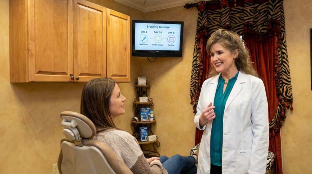 Brushing Timeline Visual: Day-by-Day Guide