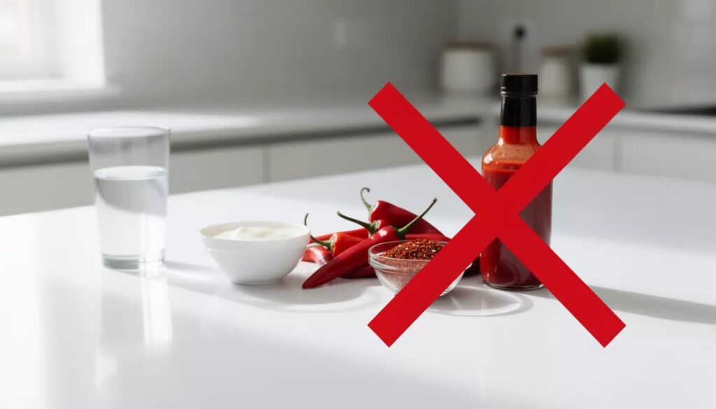 Why Spicy Foods Are Off the Table Initially